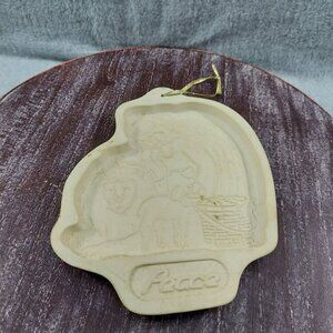 Vintage 1993 Longaberger Pottery Peace Ornament